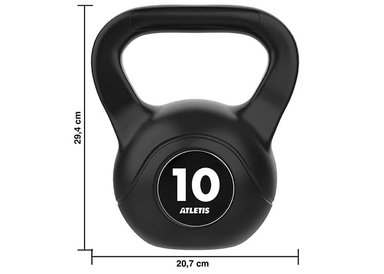 PESA RUSA ATLETIS 1605950 10KG KETTLEBELL - 3