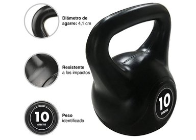 PESA RUSA ATLETIS 1605950 10KG KETTLEBELL - 4