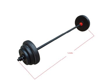 SET BARRA ATLETIS 57066 1.2 MTS + DISCOS CEMENTO 20 KG - 3