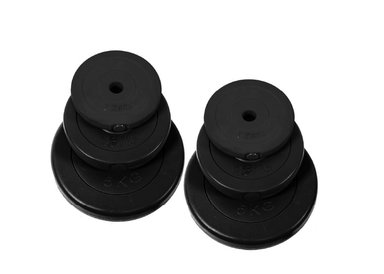 SET BARRA ATLETIS 57066 1.2 MTS + DISCOS CEMENTO 20 KG - 4