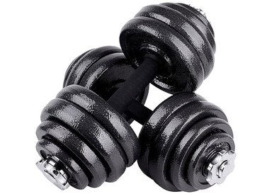 SET MANCUERNAS ATLETIS 1632550 METAL 20KG