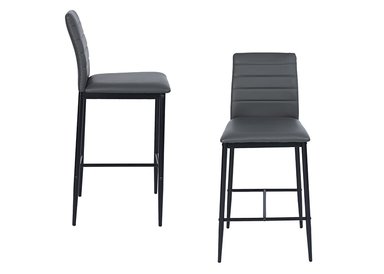 SET X 2 SILLAS DE BAR NOVAHUS 56420 BOSTON GRIS - 4