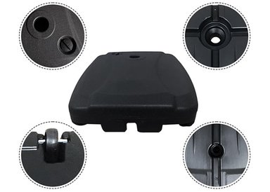 BASE CUADRADA PARA QUITASOL NOVAHUS 60 KG NEGRO - 4