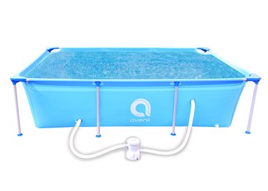 PISCINA CON FILTRO 2612L 66X179X258 CM CELESTE