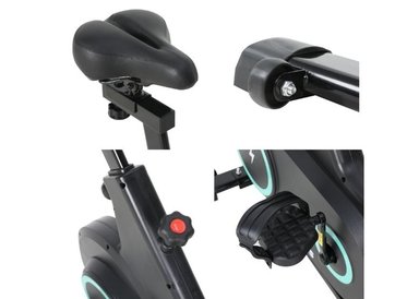 BICICLETA SPINNING ATLETIS 1645650 K300 PRO CON VOLANTE INERCIA 6 KG ROJO - 4