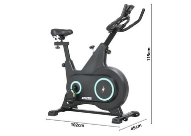 BICICLETA SPINNING ATLETIS 1645650 K300 PRO CON VOLANTE INERCIA 6 KG ROJO - 6