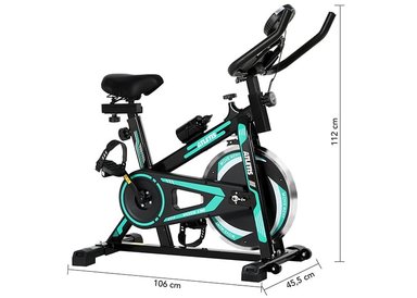 BICICLETA SPINNING K300 PRO CON VOLANTE INERCIA 6 KG VERDE - 3