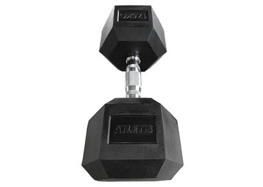 MANCUERNA HEXAGONAL 17.5 KG NEGRO