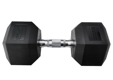 MANCUERNA HEXAGONAL 25 KG NEGRO