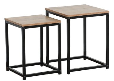 SET MESAS LATERALES METAL INDUSTRIAL