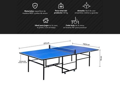 MESA ATLETIS 1032250 PING PONG - 3