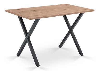 MESA DE COMEDOR ESTILO INDUSTRIAL 120X75X70CM BROOKLYN CAFÉ