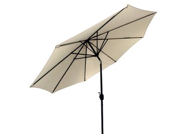 SOMBRILLA QUITASOL CON ILUMINACIÓN SOLAR BEIGE