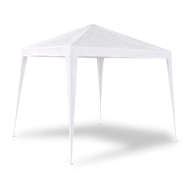 TOLDO DE TERRAZA 3X3 M PLEGABLE PE BLANCO