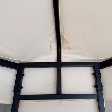 TOLDO PREMIUM TERRAZA 3X3M ESTRUCTURA METALICA BEIGE - 4