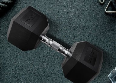 MANCUERNA HEXAGONAL 25 KG NEGRO - 6