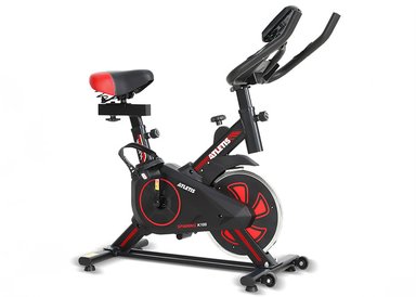 BICICLETA SPINNING K100 ROJO - 1