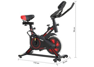 BICICLETA SPINNING K100 ROJO - 3