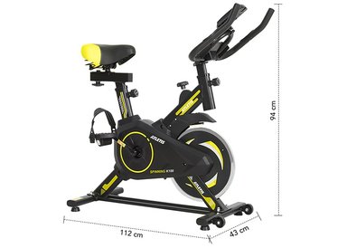 BICICLETA SPINNING K100 AMARILLO - 3