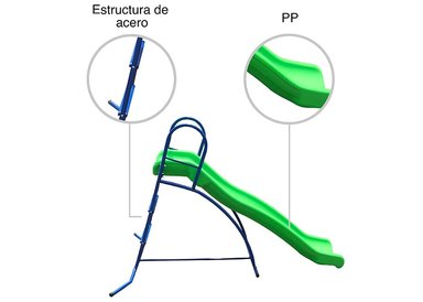 RESBALÍN INFANTIL 4.5 FT VERDE - 4