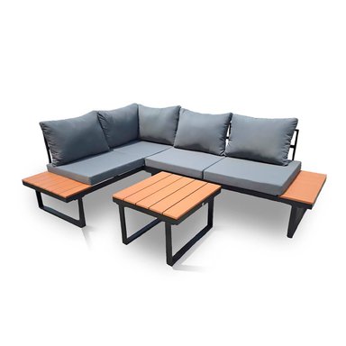 JUEGO DE LIVING TERRAZA SIENA 4 PERSONAS