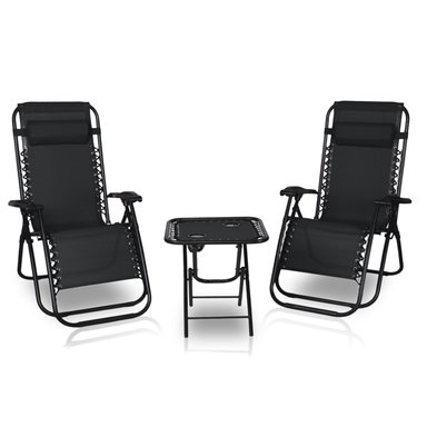 SILLA REPOSERA ZERO GRAVITY +  MESA PLEGABLE