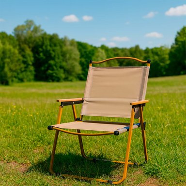 SILLA PLEGABLE CAMPING CALAFQUÉN BEIGE - 6