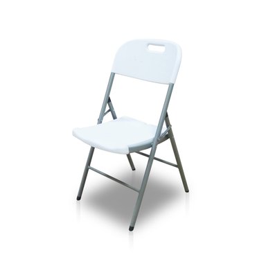 SILLA PLEGABLE PORTÁTIL BLANCA