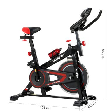 BICICLETA SPINNING K300 6KG ROJO - 6