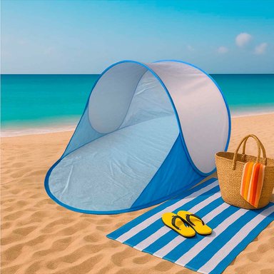 CARPA 1P DE PLAYA/CAMPING INSTANTANEO C/PROTECCIÓN SOLAR Y MOSQUITERA - 2