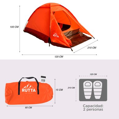 CARPA ALPINISMO ALPINE 2 PERSONAS - 4
