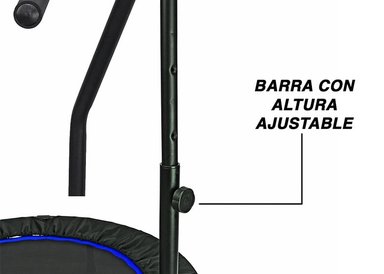 TRAMPOLÍN CON BARRA 102 MT PRO FITNESS AZUL - 5