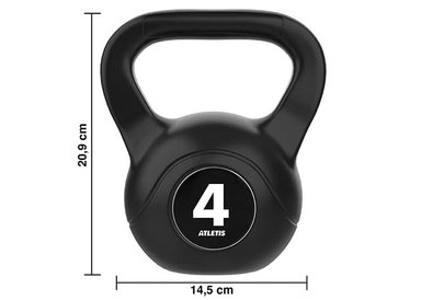 PESA RUSA ATLETIS 1605650 4KG KETTLEBELL - 3