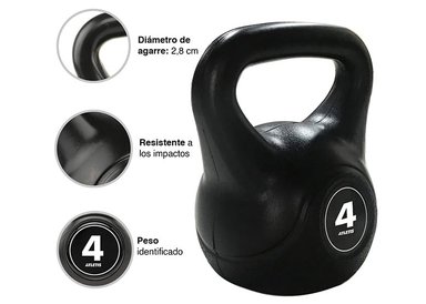 PESA RUSA ATLETIS 1605650 4KG KETTLEBELL - 4