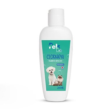 SHAMPOO PERRO Y GATO PETS LAB CLORHEXI FRASCO POR 200 ML
