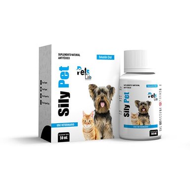 VITAMINAS PERROS Y GATOS PETS LAB 50 ML PROTECTOR HEPATICO NATURAL SILY PET FRASCO