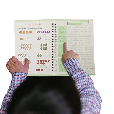 LIBRO DE PRÁCTICA DE ESCRITURA REUTILIZABLE PARA NIÑOS - 2