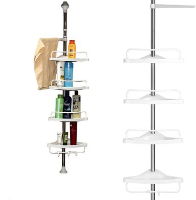 BAÑO AJUSTABLE CON ESTANTE DE ESQUINA MÚLTIPLE - 320 CM