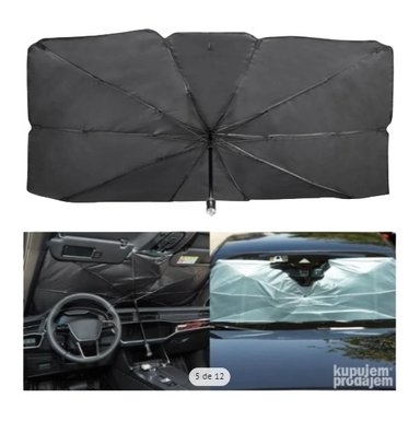 SOMBRILLA NEGRO PROTECTORA PARA EL CONDUCTOR CONTRA EL SOL