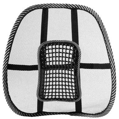 RESPALDO LUMBAR ERGONÓMICO CORRIGE POSTURA X 2 UND