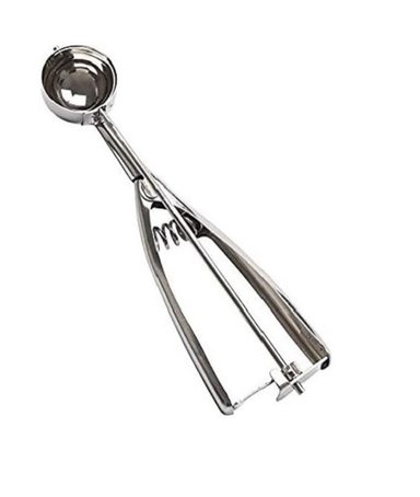 CUCHARA DE HELADO DE ACERO INOXIDABLE – 4 CM X 2 UND