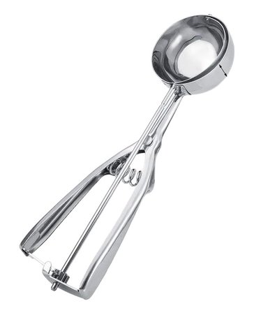 CUCHARA DE HELADO DE ACERO INOXIDABLE – 6 CM X 2 UND