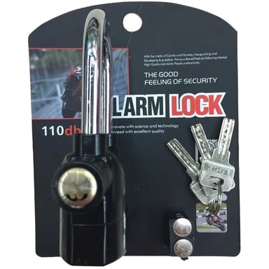 CANDADO ALARMA DE SEGURIDAD PARA MOTOS BICICLETAS - 2