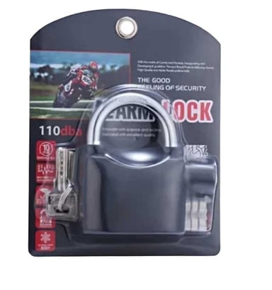 CANDADO ALARMA DE SEGURIDAD PARA MOTOS BICICLETAS - 5