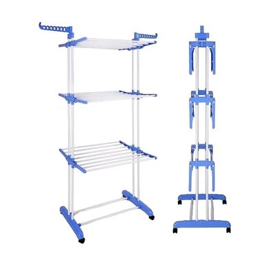 TENDEDERO RODANTE PLEGABLE COLGADOR DE LAVANDERÍA