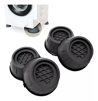 SOPORTES PARA LAVADORAS-SECADORAS NEGRO X 2 PAQUETES