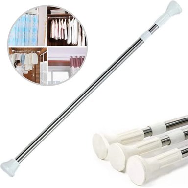 VARILLA TELESCÓPICA MULTIFUNCIÓN PALO DE CORTINA X 2 UND - 194 CM