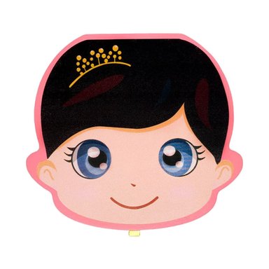 CAJA DE MADERA PARA DIENTES DE BEBÉ ROSADO