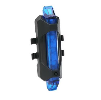 LUZ TRASERA PARA BICICLETA AZUL X 2 UND
