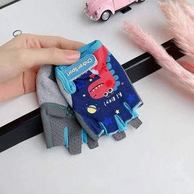 GUANTES TALL L DE MEDIO DEDO PARA NIÑOS GUANTES DE BICICLETA SIN DEDOS - 2